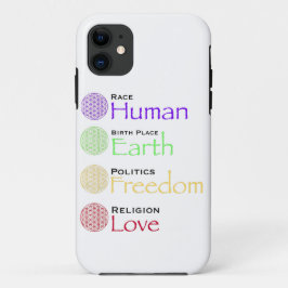 Capa Para iPhone 11 Raça: Local de Nascimento Humano: Política da Terr