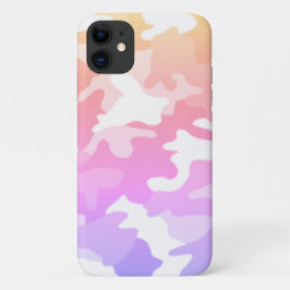 Capa Para iPhone 11 Rainbow Camouflage