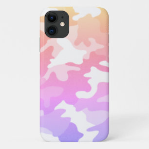 Capa Para iPhone 11 Rainbow Camouflage