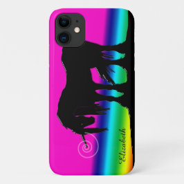 Capa Para iPhone 11 Rainbow Unicorn