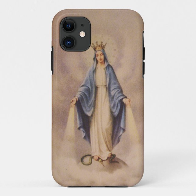 Capa Para iPhone 11 Rainha da Virgem Maria do céu Regina Caeli (Verso)