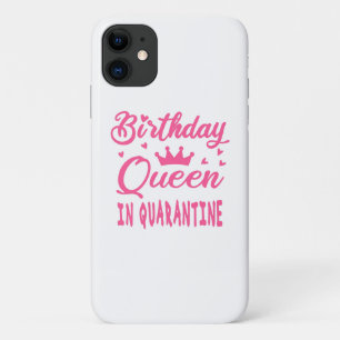 Capa Para iPhone 11 Rainha de Aniversário em Quarentena