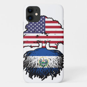 Capa Para iPhone 11 Raízes de Árvore Americana de El Salvador