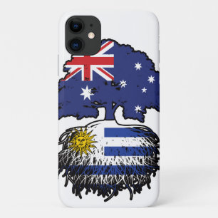 Capa Para iPhone 11 Raízes de Árvore Australiana do Uruguai e Austráli