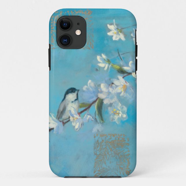 Capa Para iPhone 11 Ramos de florescência (Verso)