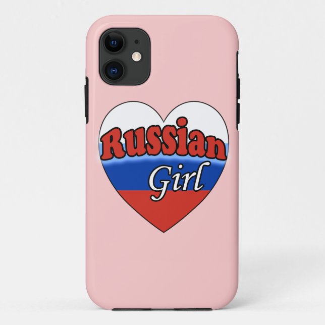 Capa Para iPhone 11 Rapariga Russa (Verso)