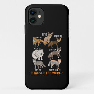 Capa Para iPhone 11 Raposas do Mundo Coisas Divertidas sobre Raposas A