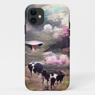 Capa Para iPhone 11 Rapto de Vacas OVNI