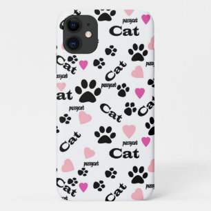 Capa Para iPhone 11 Rastreamento de gatos