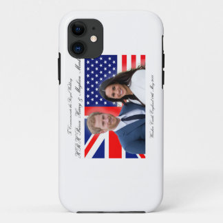 Capa Para iPhone 11 Real Casamento Príncipe Harry e Meghan Markle