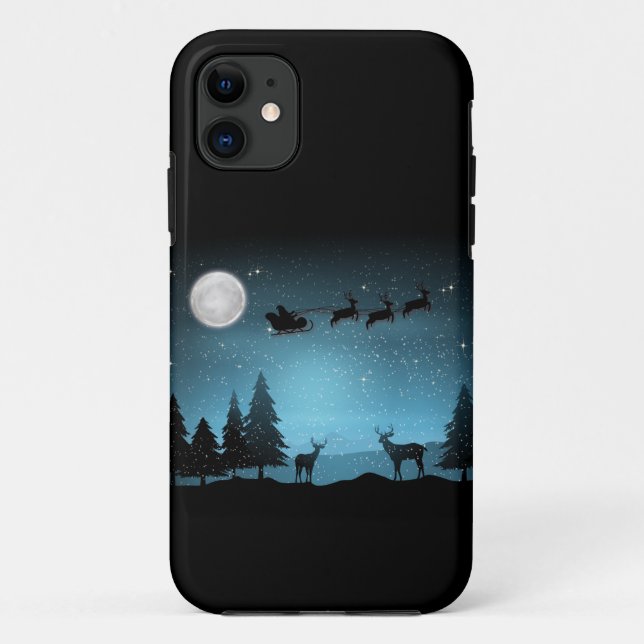 Capa Para iPhone 11 Rebelde Adorável À Noite (Verso)