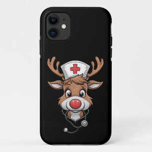 Capa Para iPhone 11 Rebelde-Cima-Rebelde-Vaca-Vidro Enfermeiras