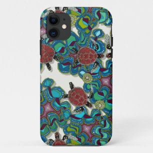 Capa Para iPhone 11 recife de tartaruga