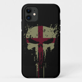 Capa Para iPhone 11 Red England Grunge