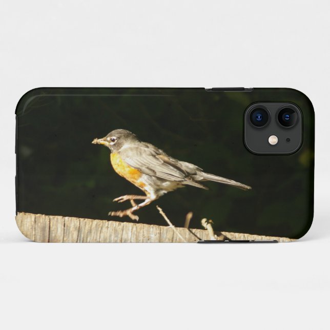 Capa Para iPhone 11 Red Robin (Verso (horizontal))