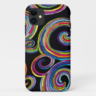 Capa Para iPhone 11 Redemoinhos Groovy - caso de iPhone5/5s/SE
