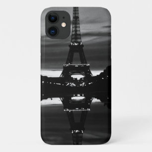 Capa Para iPhone 11 Reflexo em torre Vintage France Paris Eiffel