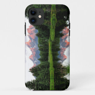Capa Para iPhone 11 Reflexões grandes de Teton sobre a lagoa do casto