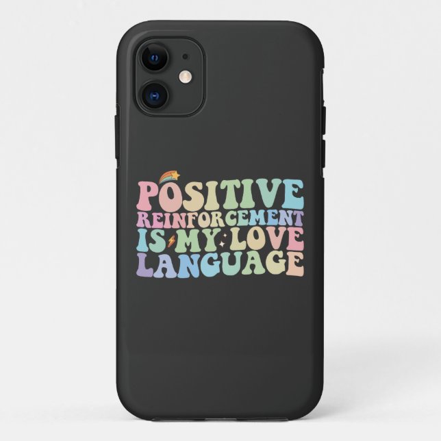 Capa Para iPhone 11 Reforço Positivo É O Meu Espírito Linguístico Do A (Verso)