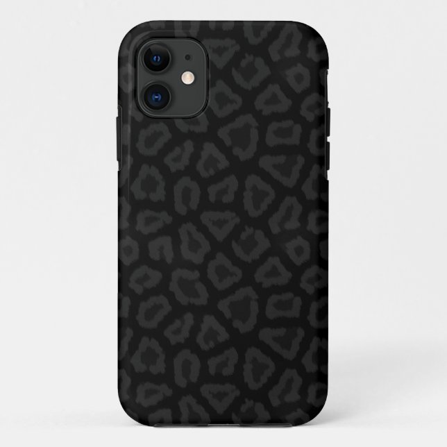 Capa Para iPhone 11 Refrigere a caixa preta do iPhone 5 do impressão (Verso)