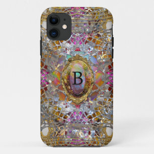 Capa Para iPhone 11 Regardez Legal kaléidoscope Monograma protetor