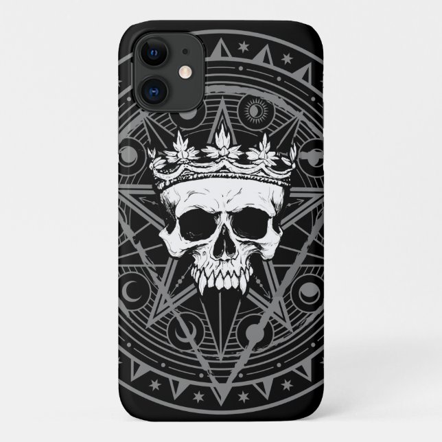 Capa Para iPhone 11 Rei do Morto: Vampiro Real Escuro Sigil (Verso)