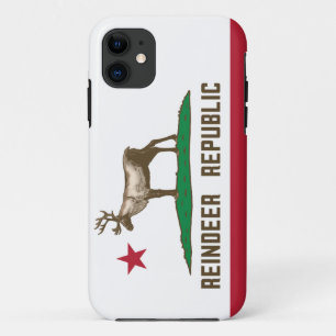 Capa Para iPhone 11 Reindet Republic California Flag Cariou