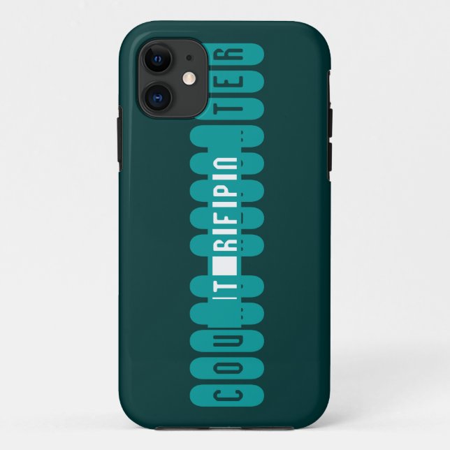 Capa Para iPhone 11 Relatório do Tribunal Leal White Letter iphone 5 p (Verso)