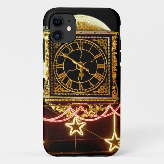Capa Para iPhone 11 Relógio surpreendente no Natal (Verso)