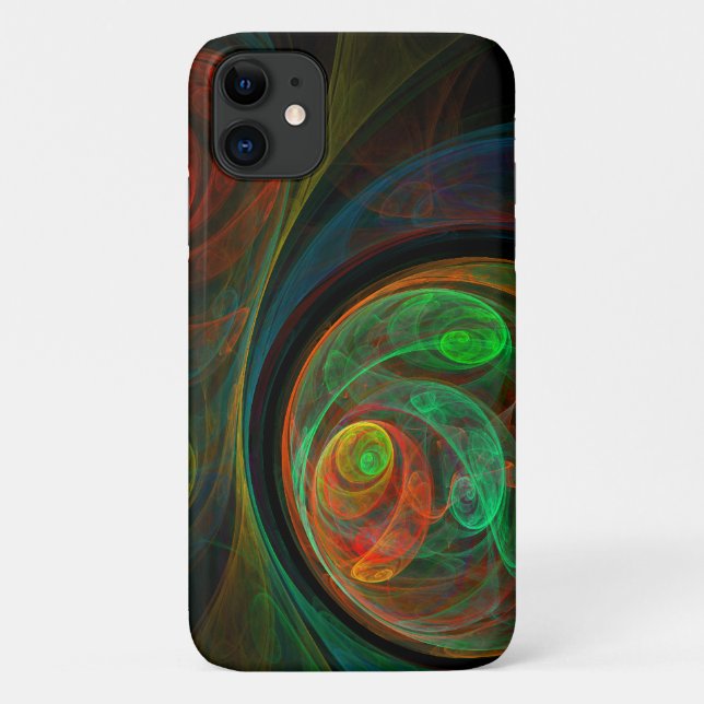 Capa Para iPhone 11 Renascimento da Abstrato Art (Verso)