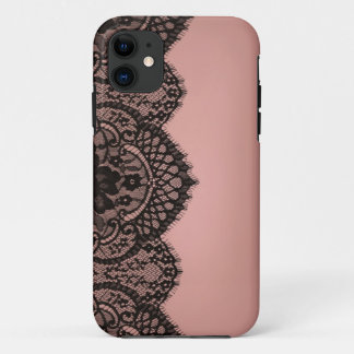 Capa Para iPhone 11 renda preta