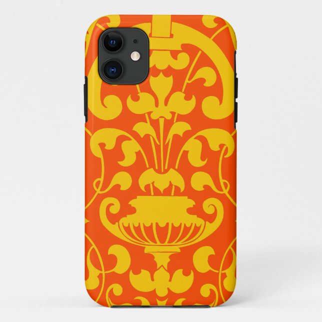 Capa Para iPhone 11 Rennaisance Damask #9 @ Sonolotre (Verso)