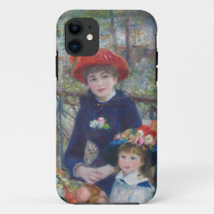 Capa Para iPhone 11 Renoir Duas Irmãs Varanda Impressionismo Francês