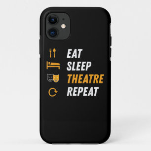 Capa Para iPhone 11 Repetir o teatro de repouso