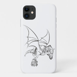 Capa Para iPhone 11 Réptil Alado / Tribal