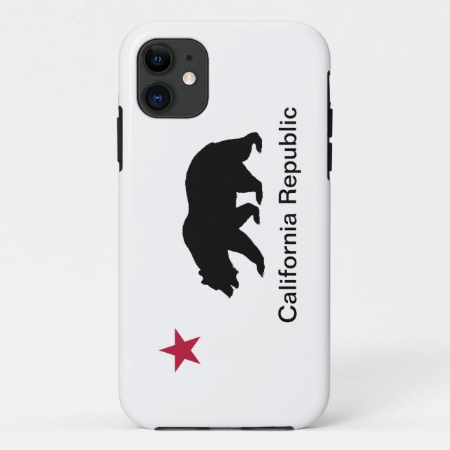 Capa Para iPhone 11 República da Califórnia (Verso)
