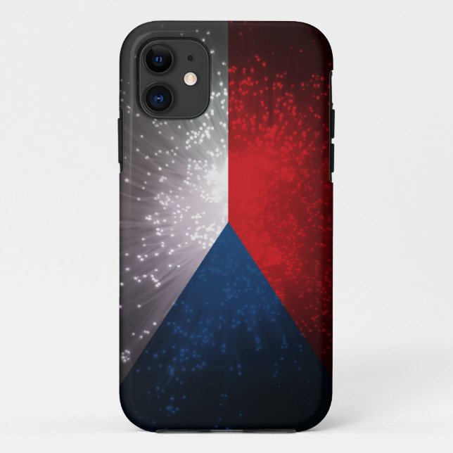 Capa Para iPhone 11 Republika de Česká; Bandeira checa (Verso)