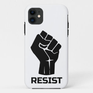 Capa Para iPhone 11 Resistir com o punho - a preto