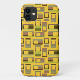 Capa Para iPhone 11 Retângulos Dourados