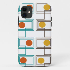 Capa Para iPhone 11 Retângulos Kandinsky com Ovais