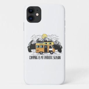 Capa Para iPhone 11 Retiro de Campervan na Montanha