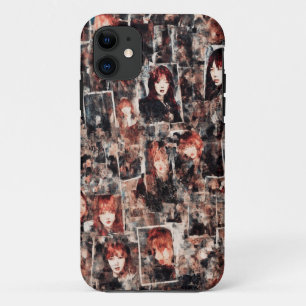 Capa Para iPhone 11 Retrato Artístico Colagem Móvel