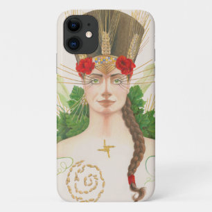 Capa Para iPhone 11 Retrato da Deusa Lughnasadh