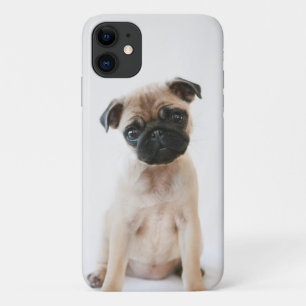 Capa Para iPhone 11 Retrato de Baby Pug