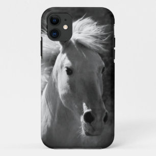 Capa Para iPhone 11 Retrato de Cavalo V