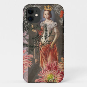 Capa Para iPhone 11 Retrato de Mulher de Virgem Antigo Colorido Rico