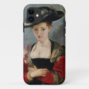 Capa Para iPhone 11 Retrato de Susanna Lunden (?) (balde de Le Chapéu