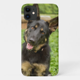 Capa Para iPhone 11 Retrato de um German shepherd