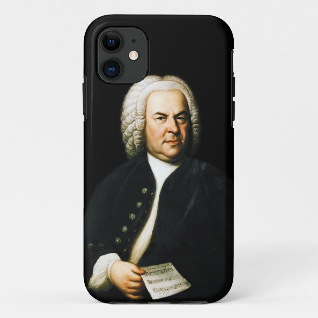 Capa Para iPhone 11 Retrato do compositor excelente Bach (Verso)