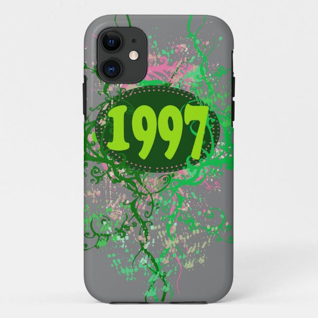 Capa Para iPhone 11 Retro 1997 Aniversário e Desde (Verso)